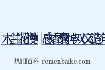 木兰花慢+感香囊悼双文造句是什么意思的图片